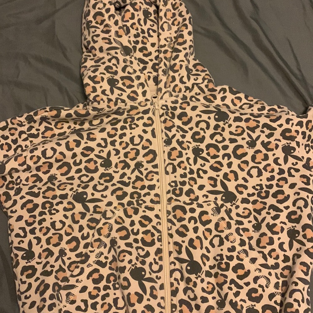 medium leopard print playboy jacket